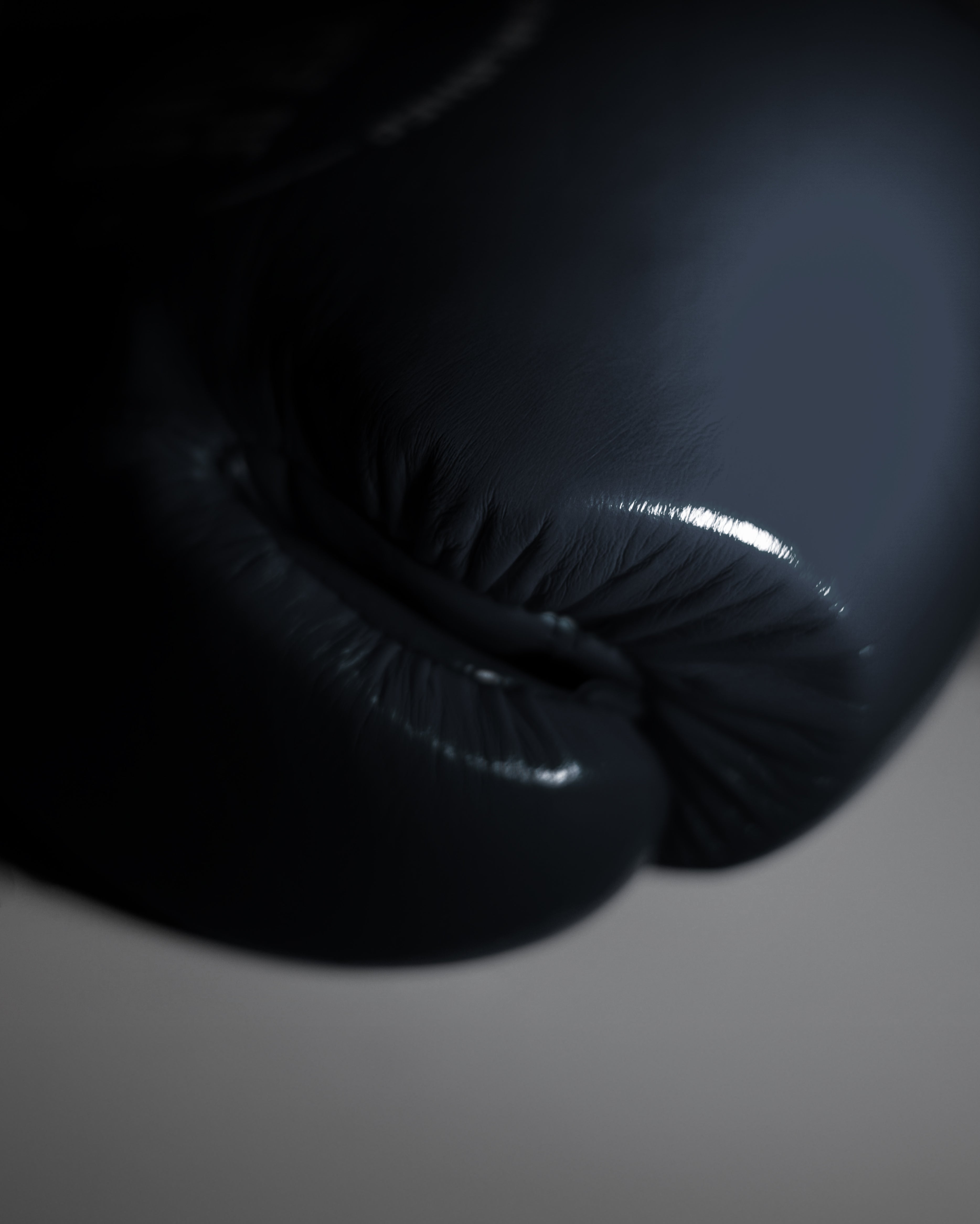 thumb loop navy boxing gloves 
